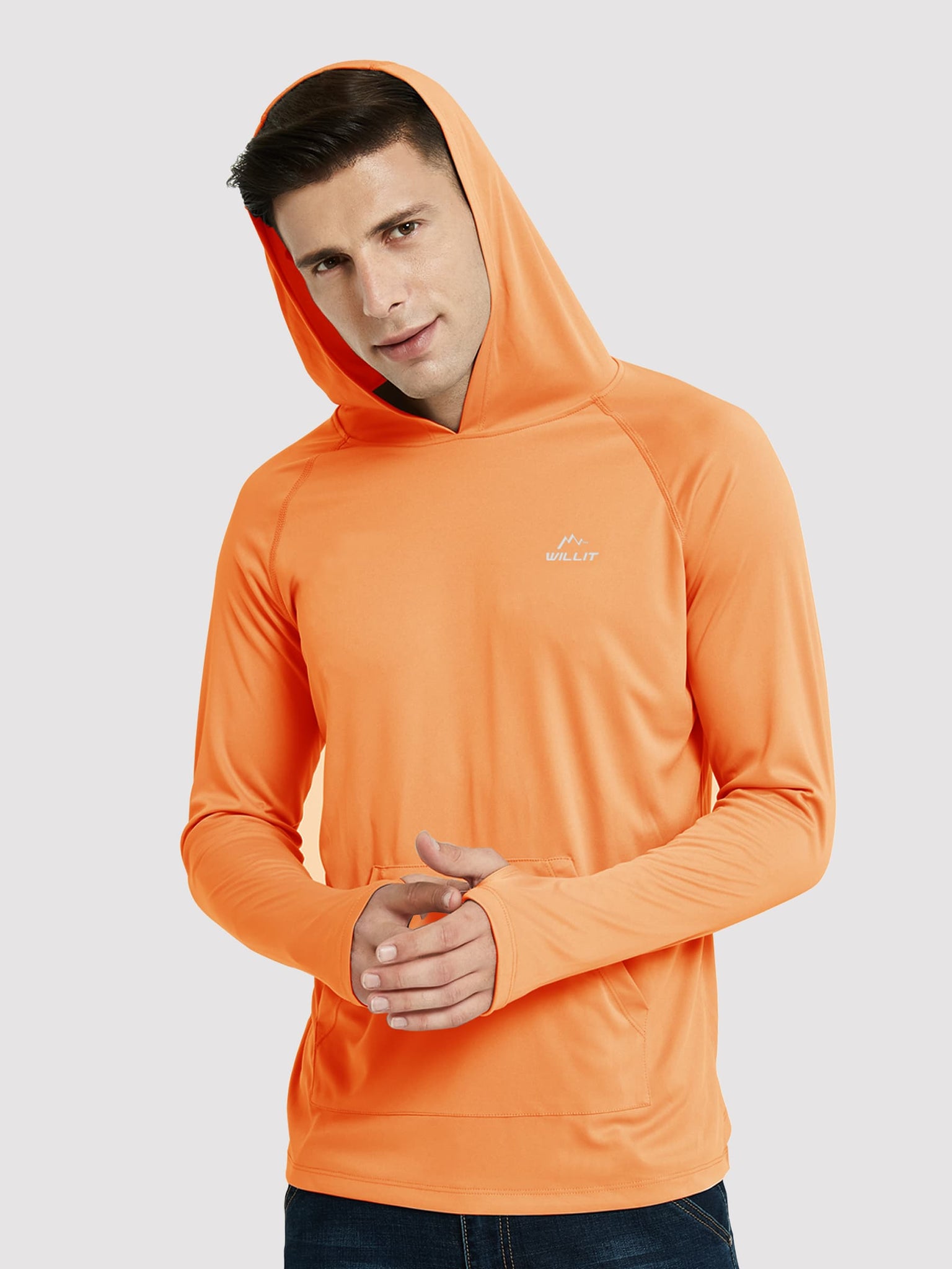 Men's Sun Protection Long Sleeve Shirts with Pocket